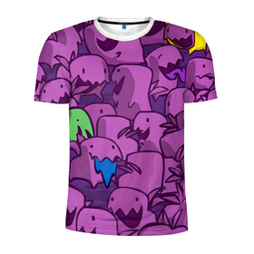Мужская футболка 3D спортивная с принтом ПикачушкА , 100% полиэстер с улучшенными характеристиками | приталенный силуэт, круглая горловина, широкие плечи, сужается к линии бедра | purple | star crafts | зеленый | зубы | пикачу | уши | фиолетовый | чудики