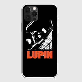 Чехол для iPhone 12 Pro Max с принтом Lupin - Сериал Люпен , Силикон |  | lupin | netflix | детектив | логотип | люпен | люпин | люпэн | мужской | нетфликс | омар си | подарок | портрет | сериал | черный