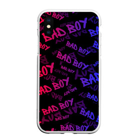 Чехол для iPhone XS Max матовый с принтом Bad Boy , Силикон | Область печати: задняя сторона чехла, без боковых панелей | bad | boy | human | man | street | style | sueta | vip | вип | мальчик | наводить | надпись | пацанская | пацанские | стиль | суета | суету | текстура | уличный | человек