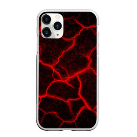 Чехол для iPhone 11 Pro матовый с принтом ЛАВА | ЛАВОВЫЕ ТРЕЩИНЫ | LAVA , Силикон |  | burnin | fire | flame | grunge | lava | lawa | гранж | земля | красная | красный | лава | неон | неоновая | огонь | паттерн | пламя | плита | плиты | природа | текстура | текстуры | трещины