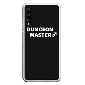 Чехол для Honor 20 с принтом Dungeon Master , Силикон | Область печати: задняя сторона чехла, без боковых панелей | aniki | billy | boss | boy | darkholm | door | dungeon | full | gachimuchi | gym | herrington | jabroni | master | next | of | this | van | what | аники | билли | бой | босс | ван | гачимучи | данжен | даркхолм | дор | жаброни | качалки | мастер | некст |