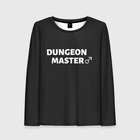 Женский лонгслив 3D с принтом Dungeon Master , 100% полиэстер | длинные рукава, круглый вырез горловины, полуприлегающий силуэт | aniki | billy | boss | boy | darkholm | door | dungeon | full | gachimuchi | gym | herrington | jabroni | master | next | of | this | van | what | аники | билли | бой | босс | ван | гачимучи | данжен | даркхолм | дор | жаброни | качалки | мастер | некст |