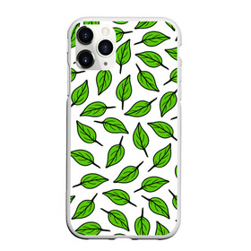 Чехол для iPhone 11 Pro Max матовый с принтом Листопад , Силикон |  | forest | green | leaves | nature | pattern | spring | summer | весна | ветки | деревья | зеленые листья | зеленый узор | зелень | камуфляж листья | лето | листья | падающие листья | природа | растения | текстура | тропики