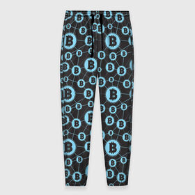 Мужские брюки 3D с принтом Bitcoin , 100% полиэстер | манжеты по низу, эластичный пояс регулируется шнурком, по бокам два кармана без застежек, внутренняя часть кармана из мелкой сетки | bitcoin | meme | биткойн | валюта | манера | мем | образ действия | символ