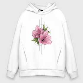 Мужское худи Oversize хлопок с принтом Watercolour flowers , френч-терри — 70% хлопок, 30% полиэстер. Мягкий теплый начес внутри —100% хлопок | боковые карманы, эластичные манжеты и нижняя кромка, капюшон на магнитной кнопке | Тематика изображения на принте: 8 марта | girl | woman | бабушка | весна | девушкам | девушке | девушки | женский | листья | мама | март | подарок | тренд | цветочки | цветы