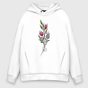 Мужское худи Oversize хлопок с принтом Graphic flower , френч-терри — 70% хлопок, 30% полиэстер. Мягкий теплый начес внутри —100% хлопок | боковые карманы, эластичные манжеты и нижняя кромка, капюшон на магнитной кнопке | 8 марта | girl | woman | бабушка | весна | девушкам | девушке | девушки | женский | листья | мама | март | подарок | тренд | цветочки | цветы