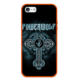 Чехол для iPhone 5/5S матовый с принтом Powerwolf , Силикон | Область печати: задняя сторона чехла, без боковых панелей | heavy metal | metal | powerwolf | группы | метал | музыка | пауэр метал | рок | хеви метал