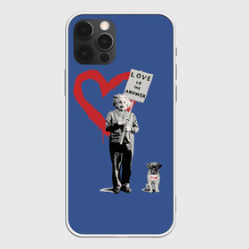 Чехол для iPhone 12 Pro Max с принтом Любовь это ответ | Banksy , Силикон |  | art | banksy | street art | арт | бэнкси | граффити | со смыслом | сосмыслом | стритарт