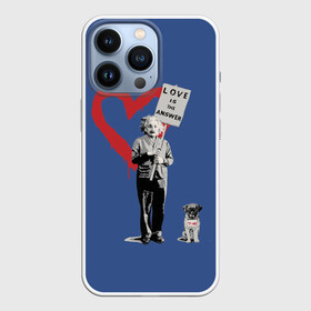 Чехол для iPhone 13 Pro с принтом Любовь это ответ | Banksy ,  |  | Тематика изображения на принте: art | banksy | street art | арт | бэнкси | граффити | со смыслом | сосмыслом | стритарт