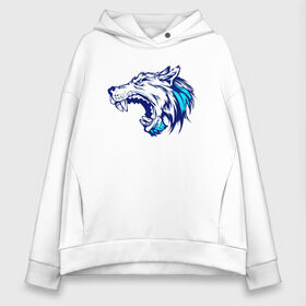 Женское худи Oversize хлопок с принтом WOLF art , френч-терри — 70% хлопок, 30% полиэстер. Мягкий теплый начес внутри —100% хлопок | боковые карманы, эластичные манжеты и нижняя кромка, капюшон на магнитной кнопке | animal | beast | cat | cute | fluffy | hunter | lion | lion cub | lion king | mane | predator | red | tail | wolf | yellow | волк | волки | волчок | волчонок | вольф | голова тигра | животное | зверь | кот | милый | охотник | серый волк | хво