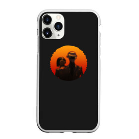 Чехол для iPhone 11 Pro матовый с принтом Daft Sunset , Силикон |  | acces | after | all | better | crush | da | daft | dance | discovery | faster | funk | get | harder | homework | human | instant | lose | lucky | memories | more | one | punk | random | stronger | time | to | yourself | бангальтер | дафт 