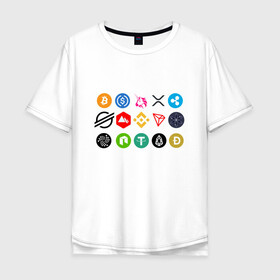 Мужская футболка хлопок Oversize с принтом Gotta HODL em all | БИТКОИН , 100% хлопок | свободный крой, круглый ворот, “спинка” длиннее передней части | Тематика изображения на принте: binance coin | bitcoin | blockchain | btc | cardano | crypto | ethereum | litecoin | polkadot | tether | xrp | биткоин | блокчейн | валюта | деньги | криптовалюта | майнер | майнинг | цифровая валюта | цифровое золото | эфир