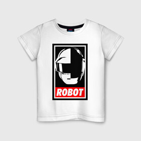 Детская футболка хлопок с принтом Daft Punk , 100% хлопок | круглый вырез горловины, полуприлегающий силуэт, длина до линии бедер | cyberpunk | daft | daftpunk | electronic | get | guy | guy manuel | human | lucky | music | punk | robot | rock | thomas | дафт | дафтпанк | киберпанк | музыка | ню диско | панк | робот | рок | техно | томас | электро | электроник рок