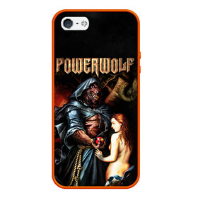 Чехол для iPhone 5/5S матовый с принтом Powerwolf , Силикон | Область печати: задняя сторона чехла, без боковых панелей | heavy metal | metal | powerwolf | группы | метал | музыка | пауэр метал | рок | хеви метал