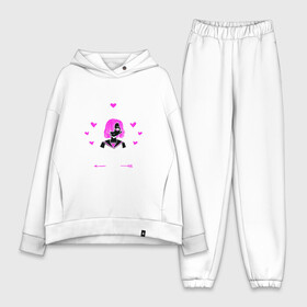 Женский костюм хлопок Oversize с принтом Just A Girl Sketching ,  |  | a | anime | geek | gift | girl | hot | just | kawai | logo | loves | merch | otaku | sketching | tyan | who | аниме | девушка | действительно | кавай | которая | любит | подарок | просто | скетч | тян | тянка