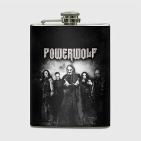 Фляга с принтом Powerwolf , металлический корпус | емкость 0,22 л, размер 125 х 94 мм. Виниловая наклейка запечатывается полностью | Тематика изображения на принте: heavy metal | metal | powerwolf | группы | метал | музыка | пауэр метал | рок | хеви метал