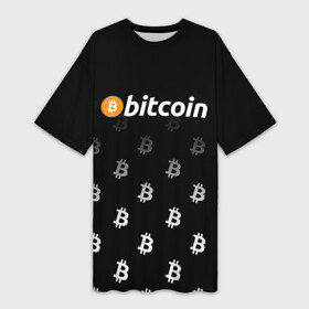 Платье-футболка 3D с принтом БИТКОИН | BITCOIN (Z) ,  |  | binance coin | bitcoin | blockchain | btc | cardano | crypto | ethereum | litecoin | polkadot | tether | xrp | биткоин | блокчейн | валюта | деньги | криптовалюта | майнер | майнинг | цифровая валюта | цифровое золото | эфир