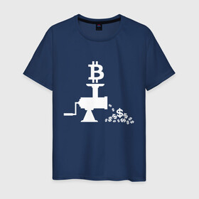 Мужская футболка хлопок с принтом БИТКОИН МЯСОРУБКА | BITCOIN (Z) , 100% хлопок | прямой крой, круглый вырез горловины, длина до линии бедер, слегка спущенное плечо. | binance coin | bitcoin | blockchain | btc | cardano | crypto | ethereum | litecoin | polkadot | tether | xrp | биткоин | блокчейн | валюта | деньги | криптовалюта | майнер | майнинг | цифровая валюта | цифровое золото | эфир