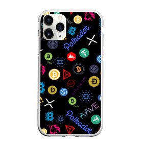 Чехол для iPhone 11 Pro матовый с принтом BITCOIN PATTERN | БИТКОИН(Z) , Силикон |  | binance coin | bitcoin | blockchain | btc | cardano | crypto | ethereum | litecoin | polkadot | tether | xrp | биткоин | блокчейн | валюта | деньги | криптовалюта | майнер | майнинг | цифровая валюта | цифровое золото | эфир