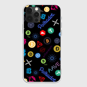 Чехол для iPhone 12 Pro Max с принтом BITCOIN PATTERN | БИТКОИН(Z) , Силикон |  | Тематика изображения на принте: binance coin | bitcoin | blockchain | btc | cardano | crypto | ethereum | litecoin | polkadot | tether | xrp | биткоин | блокчейн | валюта | деньги | криптовалюта | майнер | майнинг | цифровая валюта | цифровое золото | эфир