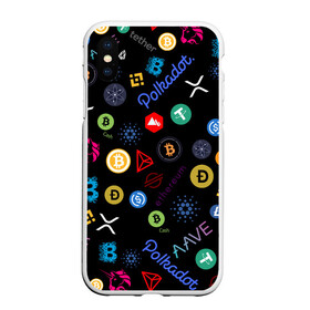 Чехол для iPhone XS Max матовый с принтом BITCOIN PATTERN | БИТКОИН(Z) , Силикон | Область печати: задняя сторона чехла, без боковых панелей | binance coin | bitcoin | blockchain | btc | cardano | crypto | ethereum | litecoin | polkadot | tether | xrp | биткоин | блокчейн | валюта | деньги | криптовалюта | майнер | майнинг | цифровая валюта | цифровое золото | эфир