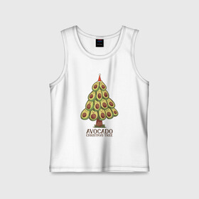 Детская майка хлопок с принтом Avocado Christmas Tree ,  |  | claus | cute | nature | new year | santa | tree | авокадо | адвокадо | дед мороз | дед отмороз | ёлка | ель | из авокадо | колпак | косточка | милота | милые авокадо | новый год | прикол | природа | рождественское дерево