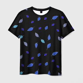 Мужская футболка 3D с принтом Листопад , 100% полиэфир | прямой крой, круглый вырез горловины, длина до линии бедер | листопад | листья | осень | природа | растения