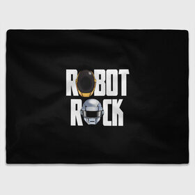 Плед 3D с принтом Robot Rock , 100% полиэстер | закругленные углы, все края обработаны. Ткань не мнется и не растягивается | cyberpunk | daft | daftpunk | electronic | get | guy | guy manuel | human | lucky | music | punk | robot | rock | thomas | дафт | дафтпанк | киберпанк | музыка | ню диско | панк | робот | рок | техно | томас | электро | электроник рок