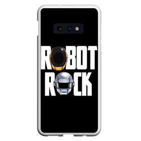 Чехол для Samsung S10E с принтом Robot Rock , Силикон | Область печати: задняя сторона чехла, без боковых панелей | Тематика изображения на принте: cyberpunk | daft | daftpunk | electronic | get | guy | guy manuel | human | lucky | music | punk | robot | rock | thomas | дафт | дафтпанк | киберпанк | музыка | ню диско | панк | робот | рок | техно | томас | электро | электроник рок