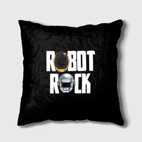 Подушка 3D с принтом Robot Rock , наволочка – 100% полиэстер, наполнитель – холлофайбер (легкий наполнитель, не вызывает аллергию). | состоит из подушки и наволочки. Наволочка на молнии, легко снимается для стирки | cyberpunk | daft | daftpunk | electronic | get | guy | guy manuel | human | lucky | music | punk | robot | rock | thomas | дафт | дафтпанк | киберпанк | музыка | ню диско | панк | робот | рок | техно | томас | электро | электроник рок