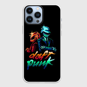 Чехол для iPhone 13 Pro Max с принтом Daft Punk ,  |  | Тематика изображения на принте: cyberpunk | daft | daftpunk | electronic | get | guy | guy manuel | human | lucky | music | punk | robot | rock | thomas | дафт | дафтпанк | киберпанк | музыка | ню диско | панк | робот | рок | техно | томас | электро | электроник рок