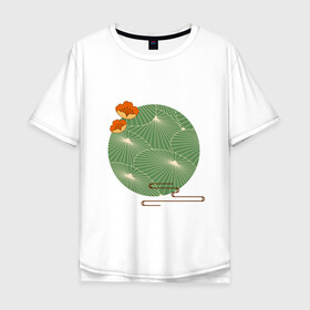 Мужская футболка хлопок Oversize с принтом Арт минимализм , 100% хлопок | свободный крой, круглый ворот, “спинка” длиннее передней части | абстракция | азиатский | арт | минимализм | пейзаж | природа | рисунок | хипстер | японский