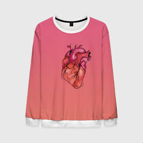 Мужской свитшот 3D с принтом анатомия сердце реальное , 100% полиэстер с мягким внутренним слоем | круглый вырез горловины, мягкая резинка на манжетах и поясе, свободная посадка по фигуре | анатомия | бьется | любовь | медицина | орган | реальное | сердечко | сердце | хирург