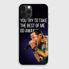 Чехол для iPhone 12 Pro Max с принтом GO AWAY , Силикон |  | Тематика изображения на принте: bennington | chester | linkin park | rock | беннингтон | линкин парк | рок | честер