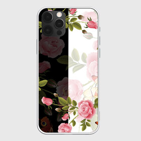 Чехол для iPhone 12 Pro Max с принтом ЦВЕТЫ / FLOWERS / 8 МАРТА , Силикон |  | chery | flowers | japan | roses | sakura | вишня | растения | розы | ромашка | сакура | тюльпаны | цветы | цветы сакуры | япония