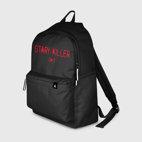 Рюкзак 3D с принтом Stary killer , 100% полиэстер | лямки с регулируемой длиной, сверху петелька, чтобы рюкзак можно было повесить на вешалку. Основное отделение закрывается на молнию, как и внешний карман. Внутри два дополнительных кармана, один из которых закрывается на молнию. По бокам два дополнительных кармашка | balota | bambi | bandit | berezino | cherno | dance | day | electro | friendly | kalinka | killer | pavlovo | skalisty | stary | tisy | z | zeleno | zombie | день | з | зет | зомби | зэт