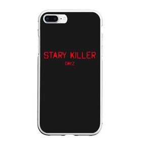 Чехол для iPhone 7Plus/8 Plus матовый с принтом Stary killer , Силикон | Область печати: задняя сторона чехла, без боковых панелей | Тематика изображения на принте: balota | bambi | bandit | berezino | cherno | dance | day | electro | friendly | kalinka | killer | pavlovo | skalisty | stary | tisy | z | zeleno | zombie | день | з | зет | зомби | зэт