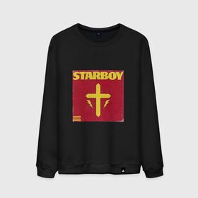 Мужской свитшот хлопок с принтом The Weeknd STARBOY , 100% хлопок |  | Тематика изображения на принте: starboy | the weeknd | xo | старбой