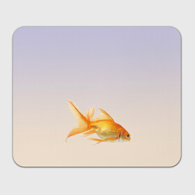 Коврик для мышки прямоугольный с принтом золотая рыбка , натуральный каучук | размер 230 х 185 мм; запечатка лицевой стороны | аквариум | градиент | золотая рыбка | подводный мир | рыба | рыбешка | рыбка