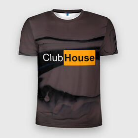 Мужская футболка 3D спортивная с принтом Clubhouse Pornhub | Клабхаус  , 100% полиэстер с улучшенными характеристиками | приталенный силуэт, круглая горловина, широкие плечи, сужается к линии бедра | Тематика изображения на принте: club | clubhouse | house | invite | инвайт | клабхаус | разводы | сеть | социальная