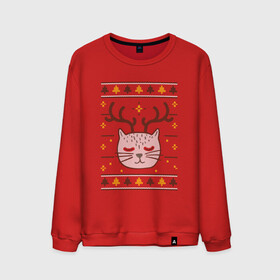 Мужской свитшот хлопок с принтом Рождественский свитер с котом , 100% хлопок |  | food | mandarins | mem | meme | new year | sweater | ugly | в слюнявчике | еда | жрать | жрац | кот | котяра | кушац | кушот | мем | мем с котом | мемы | неси | новый год | оливье | прикол | рождество | свитер | слюнявчик