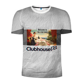 Мужская футболка 3D спортивная с принтом Clubhouse Welcome | Клабхаус , 100% полиэстер с улучшенными характеристиками | приталенный силуэт, круглая горловина, широкие плечи, сужается к линии бедра | baby | club | clubhouse | house | invite | the | to | welcome | в | детка | добро | живопись | инвайт | искусство | картина | клабхаус | клуб | пожаловать | сеть | социальная
