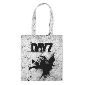 Шоппер 3D с принтом DayZ , 100% полиэстер | Плотность: 200 г/м2; Размер: 34×35 см; Высота лямок: 30 см | dayz | dayz standalone | horror | survival | survival horror | выживание | дейз | дейзи | логотипы игр | онлайн игры | хоррор