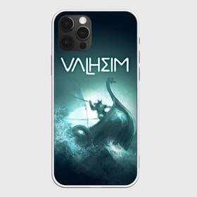 Чехол для iPhone 12 Pro Max с принтом Valheim , Силикон |  | drakkar | valhalla | valheim | viking | vikings | валхэйм | вальгала | вальхала | вальхейм | викинг | викинги | драккар