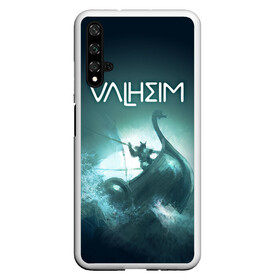 Чехол для Honor 20 с принтом Valheim , Силикон | Область печати: задняя сторона чехла, без боковых панелей | drakkar | valhalla | valheim | viking | vikings | валхэйм | вальгала | вальхала | вальхейм | викинг | викинги | драккар