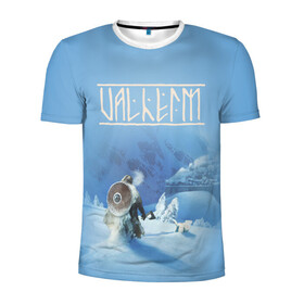 Мужская футболка 3D спортивная с принтом Valheim , 100% полиэстер с улучшенными характеристиками | приталенный силуэт, круглая горловина, широкие плечи, сужается к линии бедра | drakkar | valhalla | valheim | viking | vikings | валхэйм | вальгала | вальхала | вальхейм | викинг | викинги | драккар