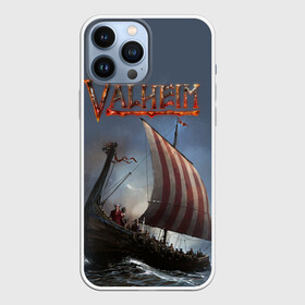 Чехол для iPhone 13 Pro Max с принтом Valheim ,  |  | drakkar | valhalla | valheim | viking | vikings | валхэйм | вальгала | вальхала | вальхейм | викинг | викинги | драккар