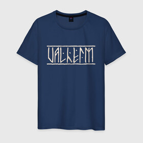 Мужская футболка хлопок с принтом Valheim , 100% хлопок | прямой крой, круглый вырез горловины, длина до линии бедер, слегка спущенное плечо. | drakkar | valhalla | valheim | viking | vikings | валхэйм | вальгала | вальхала | вальхейм | викинг | викинги | драккар