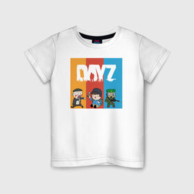 Детская футболка хлопок с принтом DayZ | ДэйЗи , 100% хлопок | круглый вырез горловины, полуприлегающий силуэт, длина до линии бедер | day z | dayz | zombie | дэй зи | дэй зэд | дэйзи | зомби