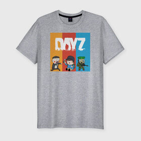 Мужская футболка хлопок Slim с принтом DayZ | ДэйЗи , 92% хлопок, 8% лайкра | приталенный силуэт, круглый вырез ворота, длина до линии бедра, короткий рукав | day z | dayz | zombie | дэй зи | дэй зэд | дэйзи | зомби